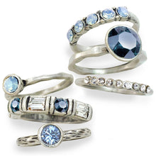 Load image into Gallery viewer, Set of 6 Stacking Rings R1120 - Sweet Romance Wholesale