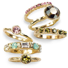 Load image into Gallery viewer, Set of 6 Stacking Rings R1120 - Sweet Romance Wholesale