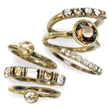 Load image into Gallery viewer, Set of 6 Stacking Rings R1120 - Sweet Romance Wholesale