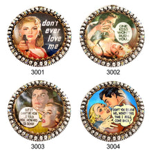 Load image into Gallery viewer, Vintage Vixens Comic Rings - Sweet Romance Wholesale
