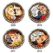 Load image into Gallery viewer, Vintage Vixens Comic Rings - Sweet Romance Wholesale