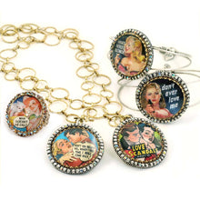 Load image into Gallery viewer, Vintage Vixens Comic Rings - Sweet Romance Wholesale