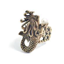 Load image into Gallery viewer, Mermaid Art Nouveau Ring - Sweet Romance Wholesale