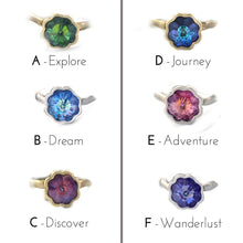 Load image into Gallery viewer, Vintage Crystal Flower Ring - Sweet Romance Wholesale