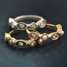 Load image into Gallery viewer, Set of 3 Vintage Stacking Rings - Sweet Romance Wholesale