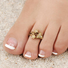 Load image into Gallery viewer, Victorian Flower Toe Ring - Sweet Romance Wholesale