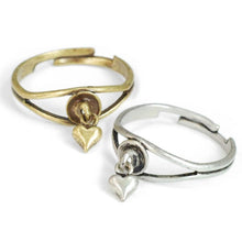 Load image into Gallery viewer, Puffy Heart Toe Ring - Sweet Romance Wholesale