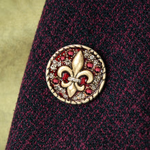 Load image into Gallery viewer, Fleur de Lis Coin Pin P660 - Sweet Romance Wholesale