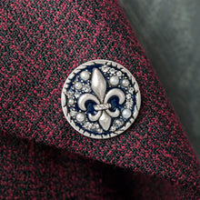 Load image into Gallery viewer, Fleur de Lis Coin Pin P660 - Sweet Romance Wholesale