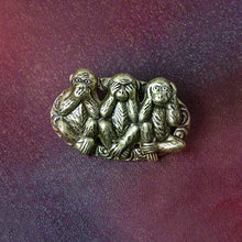 Load image into Gallery viewer, Speak no evil, See no evil , Hear no Evil Monkey Pin P661 - Sweet Romance Wholesale