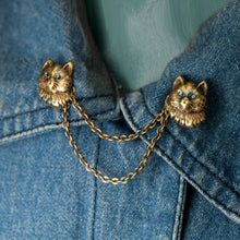 Load image into Gallery viewer, Twin Kittens Vintage Pin P680 - Sweet Romance Wholesale
